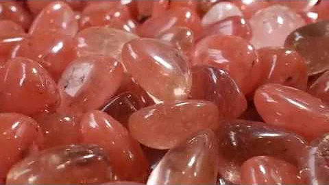 A Fearless Crystal: Cherry Quartz Tumbled Stones