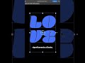 Come creare un effetto testo GONFIATO su Illustrator - #shorts