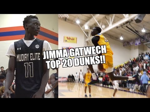 Jimma Gatwech TOP 20 DUNKS! BEST DUNKER OF ALL TIME?!?