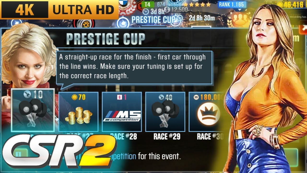 CSR2 | Last 5 Races Of Prestige Cup (2019 M5 Competition) -4K