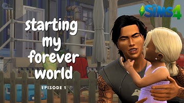 Starting my forever save file in The sims 4// Episode 1 🏡