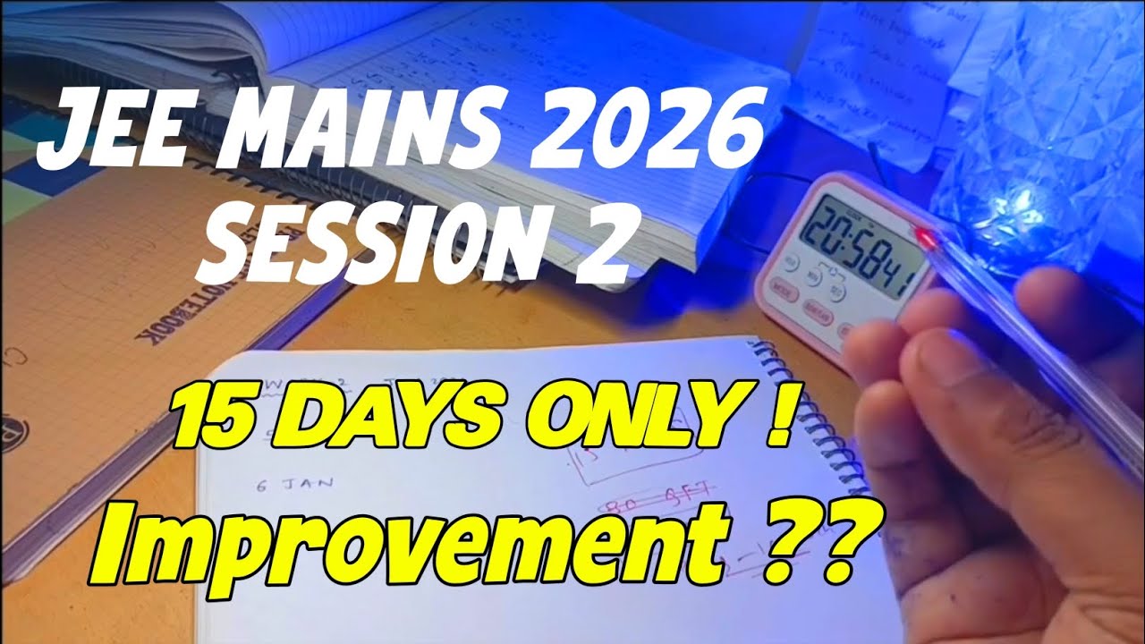 JEE Mains Session 2 JEE 2026 April Attempt - YouTube
