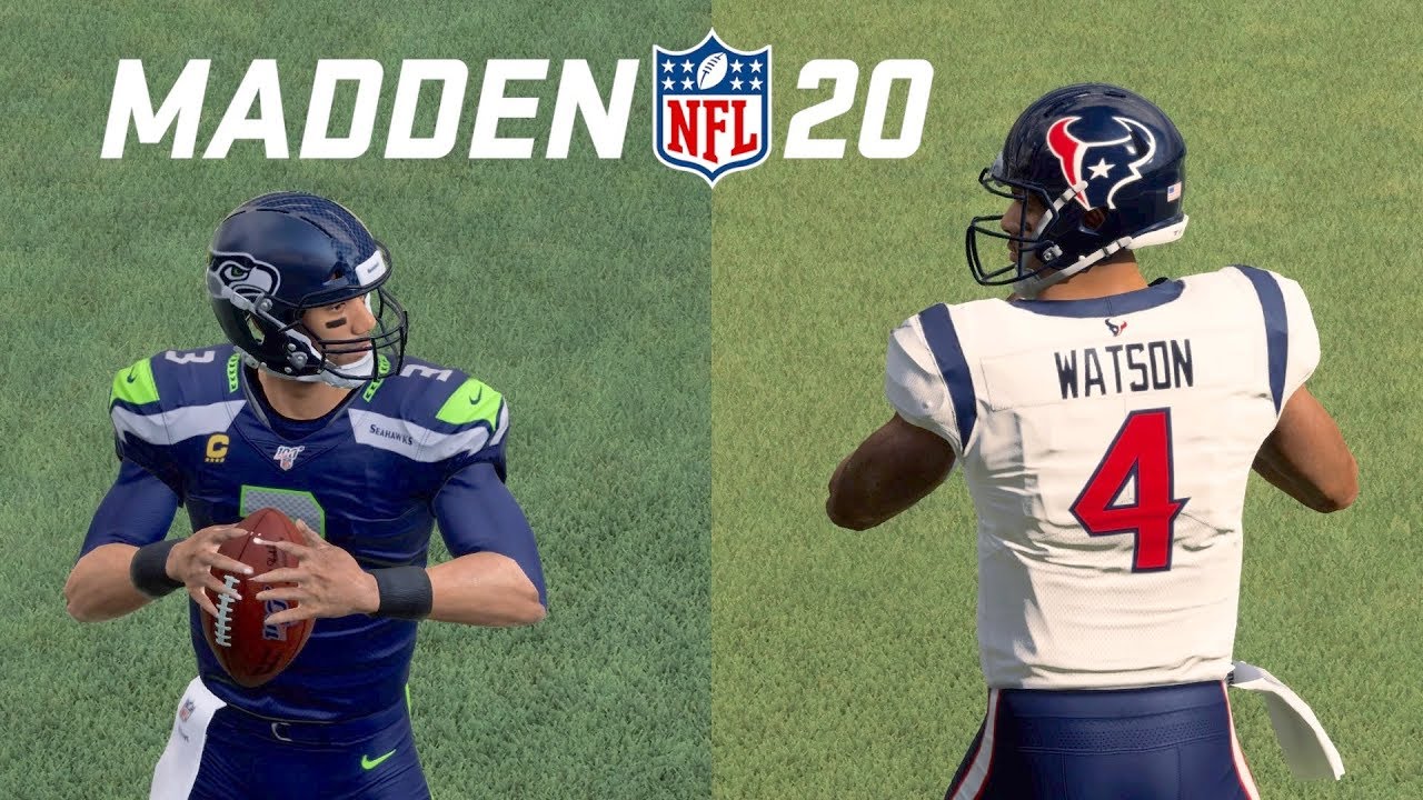 DESHAUN WATSON VS RUSSELL WILSON CRAZY BACK AND FORTH GAME! Madden 20 Online Ranked Gameplay
