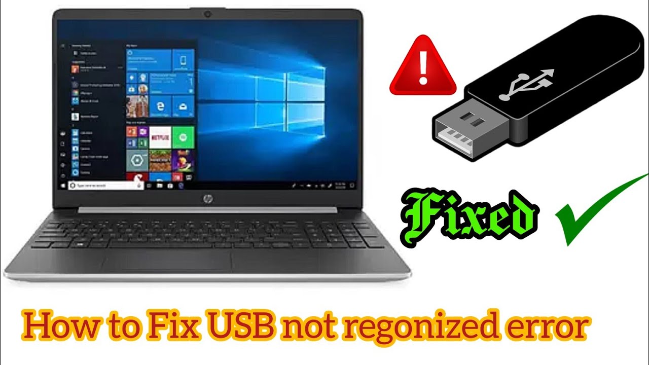 How to fix usb device not recognized- Fix your Corrupted Usb - YouTube