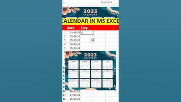 Excel Calendar | Excel Calendar tutorial Bangla | Excel Calendar Tips