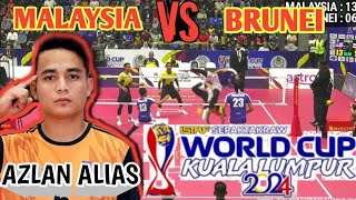 MALAYSIA TERLALU KUAT🟠MALAYSIA VS BRUNEI 🟠ISTAF WORLD CUP 2024🟠