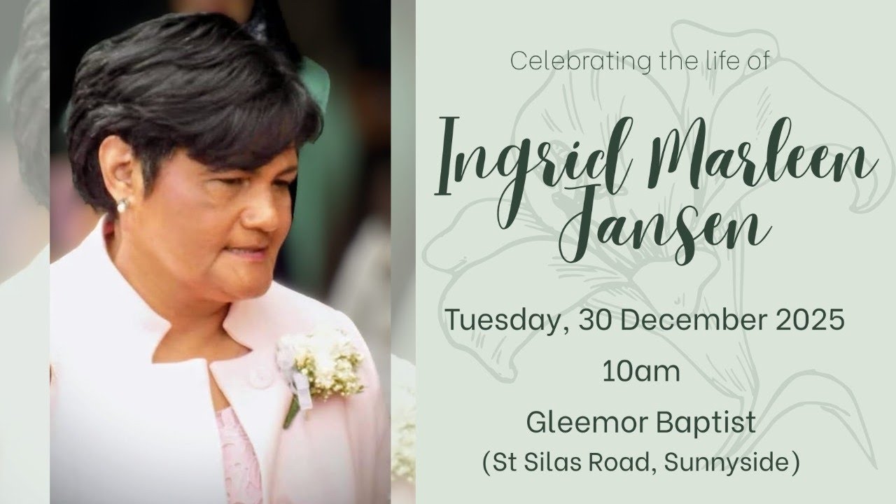 Funeral Service of the late Ingrid Jansen