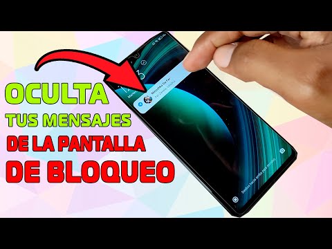 Video: ¿Cómo oculto los mensajes en la pantalla de bloqueo Note 8?