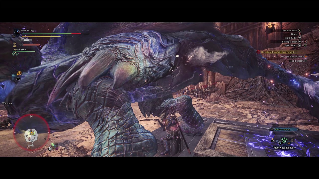 Pandora's Arena Repel Lunastra SOS Assist Monster Hunter World 4 25 2020 PC 4K
