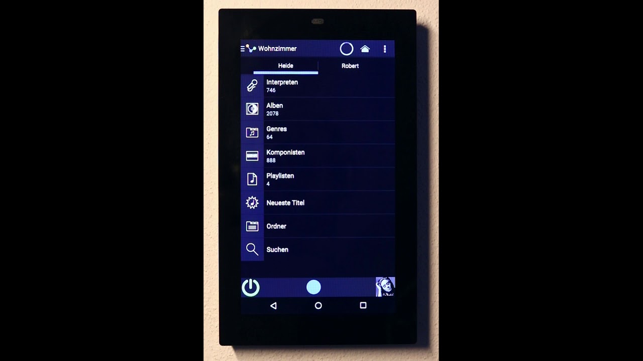 Musikserver | Anwendungsvideo | Revox Control V255 Display