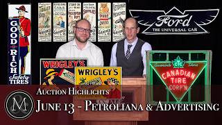 Top 5 Auction Highlights | Petroliana & Advertising | June 13 | Miller & Miller Auctions