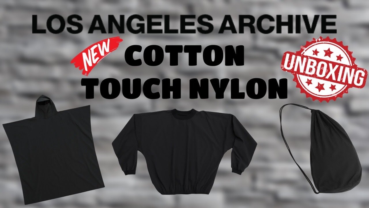 KANYE COTTON TOUCH NYLON JACKET PANT LAA