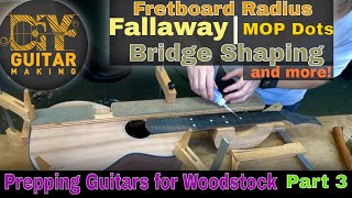 The Race to Finish 2 Parlor Guitars before the Woodstock Show | Part 3
