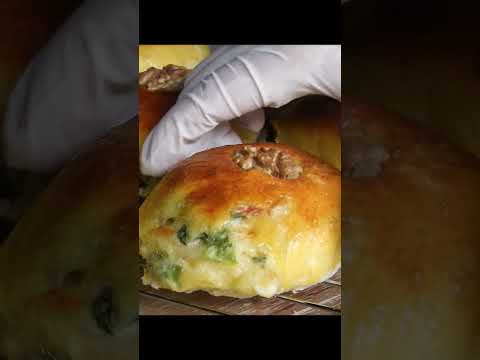 cheese spring onion buns #shorts #youtubeshorts