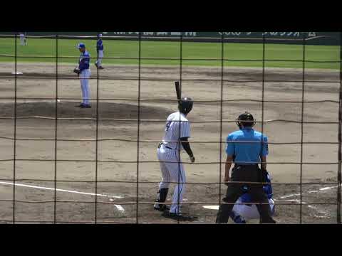 くふうハヤテベンチャーズ 西川僚祐選手 第2打席 ライトフライ VS 中日ドラゴンズ 松木平優太投手 2024/6/29 浜松球場