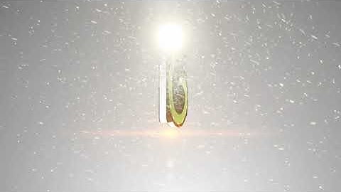 Elegant Glitters Logo - DaVinci Resolve Template