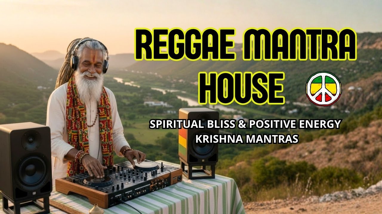 Krishna Reggae Mantra House | Spiritual Mix for Peace & Positive Vibes