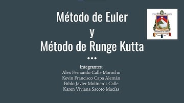 COMPARACIÓN METODO DE EULER Y RUNGE-KUTTA