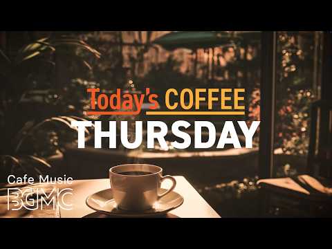 Today's COFFEE THURSDAY: September Evening Cafe Jazz ☕ Coffee Music for Work | Cafe Music LIVE