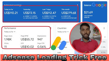 Adsense Loading Method 2023 | Adsense Account Earning Tricks High Cpc Keywords Free