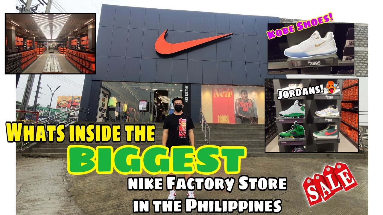 Welke Anemoon vis Nauwkeurigheid NIKE FACTORY STORE DRIVE AND DINE VALENZUELA || BIGGEST/LARGEST IN THE  PHILIPPINES! || LOLA NENA's | - YouTube