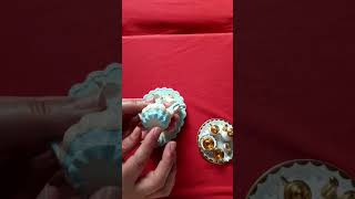Vintage Blue and White Tea Set miniature ASMR #art