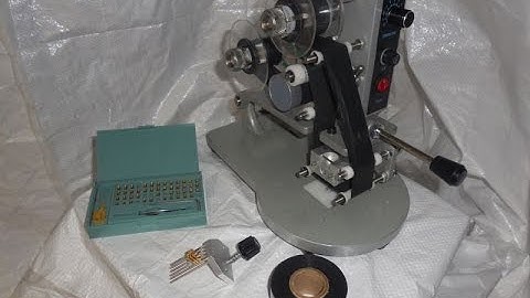 Manual ribbon printer for MRP MFG EXP date printing, batch coding, hot foil coder