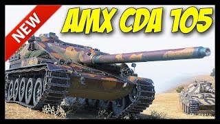 ► Обзор AMX Canon d'assaut 105 - World of Tanks: AMX Cda 105 - новый премиум TD 8 уровня