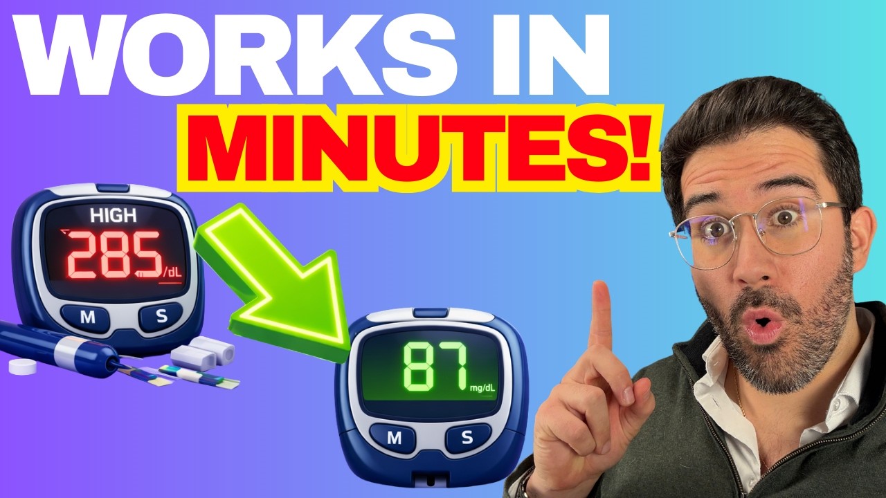5 Hacks to Lower Blood Sugar FAST (Do this DAILY)