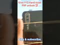 # vivo Y15 hard reset & FRP unlock 💯 done # viral songs # FRP & Hard reset
