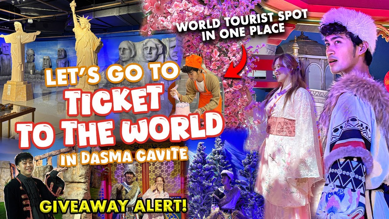 Let's go to Ticket to the World in Vista Mall Dasmariñas Cavite + Giveaway by Rudolf Villaseñor