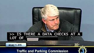 01/11/16 Traffic & Parking Commission