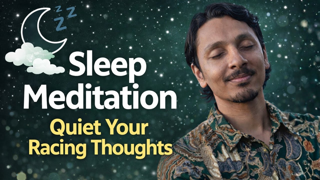 Sleep Meditation for Racing Thoughts | Night Mindfulness Practice for Deep Rest | Bipolar Harmony