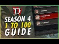 Diablo 4  s4 full end game guide what to do 1100 best xp loot gold uber bosses  more