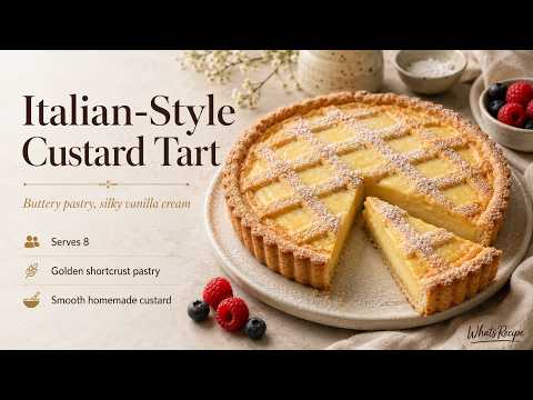 Tarta de natillas estilo italiano