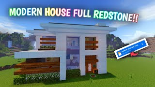 The Best SMART House and Secret Room in Minecraft