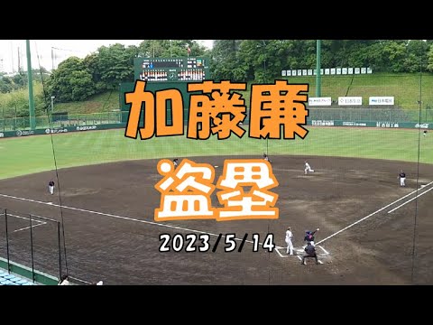加藤廉 盗塁