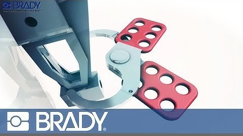 Brady Lockout Tagout Device Movie: Safety hasps