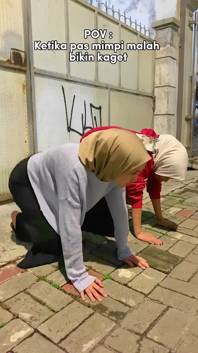 Bangun tidur langsung degdegan😭 #agneshijab #gamis #lucu #humor #parody #pov #tidur #fyp #ytshorts