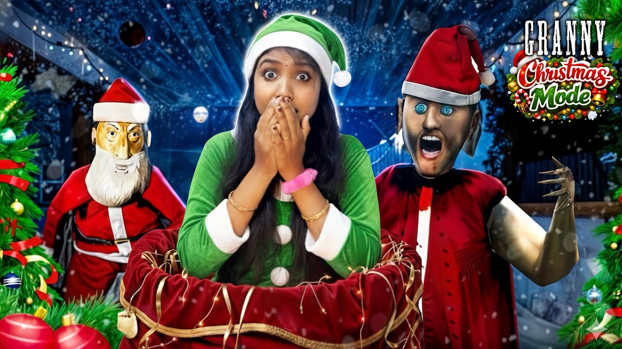 Granny New Christmas Update - HARDMODE Gameplay & New Enemy!