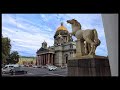 By bus along nevsky prospekt  st petersburg russia