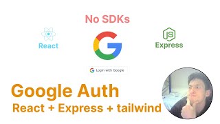 Google Button React + Express (No libraries)