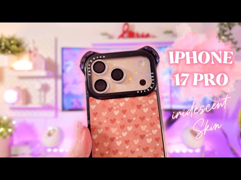 iPhone 17 Pro Iridescent Skins ✨ CUTE & ELEGANT PHONE SKINS