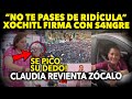 HUMILLAN A XÓCHITL ¡POR FIRMAR CON SU S4NGR3! LE VA MAL EN REDES. CLAUDIA REVIENTA EL ZOCALO