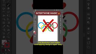 Adobe Illustrator's Intertwine tool just changed everything #illustrator #design #tutorial