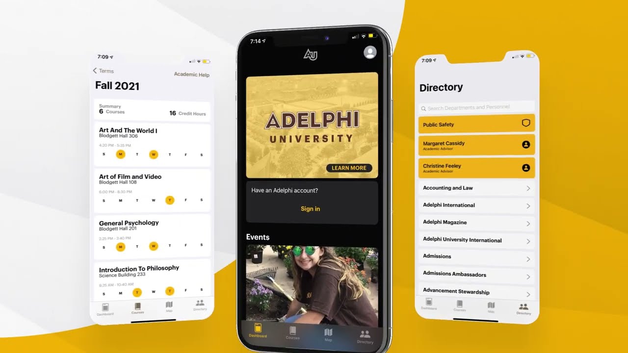 Adelphi University Student Mobile App | Technology Services