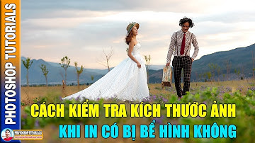 Thủ Thuật Photoshop #2 - Cách Kiểm Tra Kích Thước Ảnh Khi In Có Bị Bể 🔴 MrTriet Photoshop Tutorials