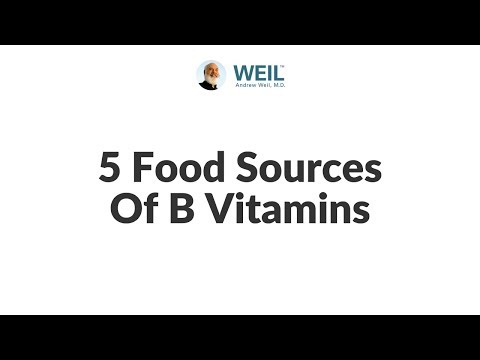 Video: Pentru alimente cu vitamina B?