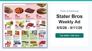 Stater Bros Weekly Ad (8/5/26 - 8/11/26) Top Deals