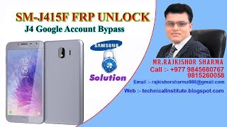 Samsung J4+ J415F Google Account Bypass No PC Google Lock Gmail Bypass Frp  10000%
